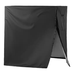 Potah na klimatizaci, 863 x 812 x 762 mm, trojvrstvý, voděodolný polyester, síťovaná ventilace, univerzální kryt venkovní jednotky klimatizace, černý - miniatura 5