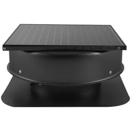Odsavač na půdu, 50 W inteligentní solární střešní ventilátor s termostatem, dálkovým ovladačem, průtok vzduchu 3000 CFM, vestavěný detektor kouře s automatickým vypnutím pro chlazení a odvlhčování - miniatura 3