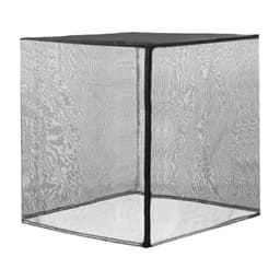 Potah na klimatizaci, 914 x 914 x 1010 mm, dvouvrstvý, s odnímatelnou stříškou, voděodolný polyester, univerzální kryt HVAC pro venkovní klimatizační jednotku, černý - miniatura 5