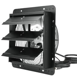 Žaluziový výfukový ventilátor, 305 mm s regulátorem teploty a vlhkosti, EC motor, 904 CFM, nástěnný ventilátor s proměnnou rychlostí, pro montáž na půdu, ventilace a chlazení skleníků, garáží, kůlen - miniatura 5