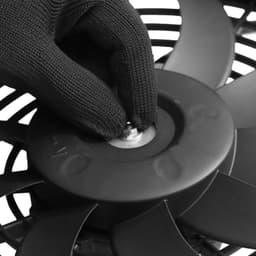 Střešní ventilátor na půdu, 12'' solární odsávací ventilátor, s nastavitelným termostatem a vnější mřížkou, domácí ventilátor s výkonem 1300 CFM, chladí až do 1850 čtverečních stop, tiché větrání střechy, garáže, dílny, černý - miniatura 5