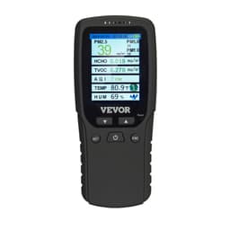 Monitor kvality vzduchu 8 v 1, profesionální počítadlo částic PM2,5 PM10 PM1,0, formaldehyd, teplota, vlhkost, TVOC, tester AQI pro vnitřní i venkovní použití, měřič kvality vzduchu s alarmovými prahy - miniatura 12