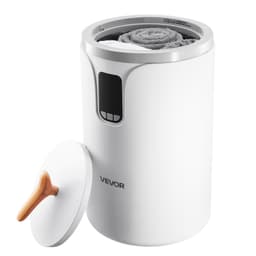 Ohřívač ručníků, 20 l, ohřívač ručníků s LED displejem, velký ohřívač přikrývek do koupelny, časovač a nastavení teploty, bezpečnostní zámek, ideální pro lázně, domov, na desku, na podlahu, bílá - miniatura 5