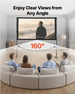 Projekční plátno se stojanem, 80 palců, 160°, široký pozorovací úhel, plátno pro vnitřní i venkovní projekce, 16:9, 4K HD, bez záhybů, přenosné, dvojité, s přepravní taškou, pro promítání filmů v domácím kině - miniatura 11