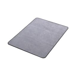 Podložka pod židli, 915 x 1225 mm, podložka pod kancelářskou židli na tvrdé podlahy, ochrana podlahy pod křesla na kolečkách, povrch z kordurové tkaniny, protiskluzová a snadno čistitelná, hladce klouzající podložka pod stůl do domácnosti i kanceláře (šedá) - miniatura 12