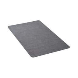 Podložka pod židli, 897 x 1396 mm, podložka pod kancelářskou židli na tvrdé podlahy, ochrana podlahy pod křesla na kolečkách, polyesterový povrch, protiskluzová a snadno čistitelná, hladká podložka pod stůl do domácnosti i kanceláře (tmavě šedá) - miniatura 2