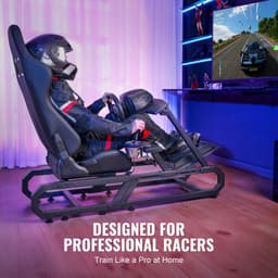 Stojan pro volant Logitech G923/G920/G29, odolný ocelový kokpit pro závodní simulátor Thrustmaster T248P, nastavitelná výška držáku volantu a úhel pedálů, max. zatížení 150 kg, kompaktní - miniatura 10