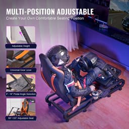 Odolný stojan pro závodní volant Logitech G923/G920/G29, max. zatížení 150 kg - miniatura 8