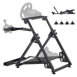 Stojan pro závodní volant, nastavitelný a skládací, kokpitový simulátor pro Logitech G923 G920 G29 G27, Thrustmaster T300RS TX F458 T500RS T3PA-PRO (F1/GT), pedály nejsou součástí - miniatura 2