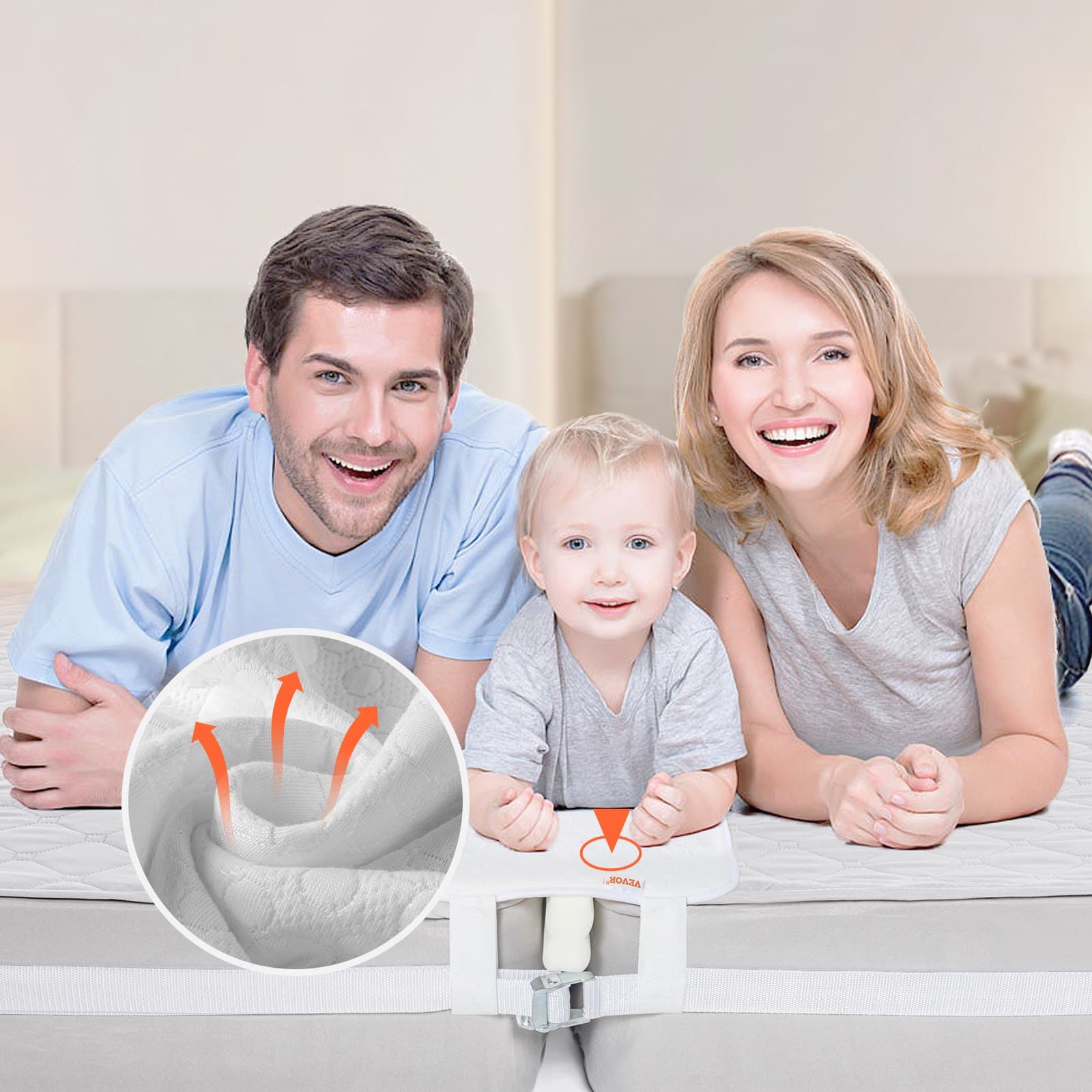 Mostek na postel, sada pro konverzi king-size postele, vyplňovač spár pro polohovatelnou postel, spojka matrací, vyplňovač spár s odolnou kovovou sponou, pěna z paměťové pěny 25D (délka 80" x šířka 12")