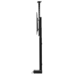Motorový výsuv pro TV, 32–70 palců, max. zatížení 120 lb, montáž na podlahu, podporuje většinu VESA standardů, ideální do kanceláří, obývacích pokojů a dalších prostor - miniatura 3