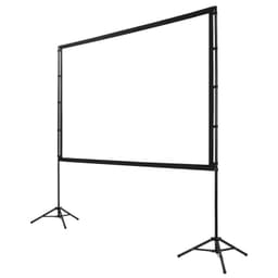 Projekční plátno se stojanem, 100palcové projekční plátno se širokým pozorovacím úhlem 160° pro vnitřní i venkovní použití, 16:9 4K HD, bez záhybů, přenosné, dvojitý stativ s přepravní taškou, pro filmové projekce v domácím kině - miniatura 5