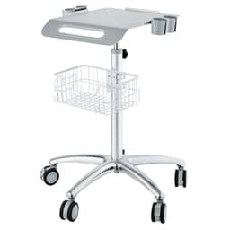 Lékařský vozík, salónní vozík s kolečky, mobilní vozík 680–1090 mm s nastavitelnou výškou, kovová kadeřnická stanoviště, mobilní stolní laboratorní vozík pro kliniku, kosmetický salon a kosmetické studio - miniatura 5