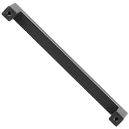 Sada 30 úchytek do skříněk, 5,03 palce / 128 mm, čtvercové, štíhlé, rozteč střed–střed, pro kuchyňské zásuvky, z nerezové oceli, moderní úchytky do kuchyňských skříněk, pro kuchyňské a koupelnové spotřebiče, matná černá - miniatura 5