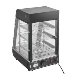 Třípatrový komerční ohřívač potravin 1000 W s osvětlením, nastavitelnou policí a zobrazením teploty, parní ohřev 30 ℃~85 ℃, 57 l pro hamburgery, pizzu, chléb a smažené kuře - miniatura 12