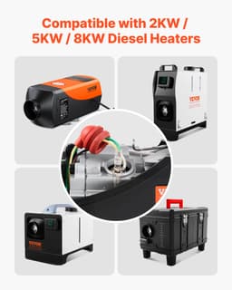 Opravná sada žhavičů 8 V, sada žhavičů pro parkovací topení s atomizační sítí, kompatibilní s modely dieselových vzduchových topení 2 kW, 5 kW a 8 kW, příslušenství pro dieselová topení nákladních vozidel a lodí - miniatura 7