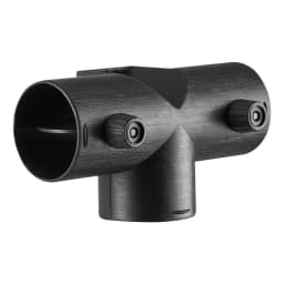 Konektor pro dieselové topení, příslušenství pro připojovací kabel dieselového topení 59 mm, třícestné T-kusy s 2 otočnými ventily 90°, černé konektory pro topení 2 kW - miniatura 3