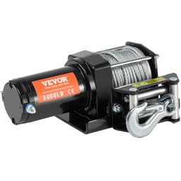 Elektrický naviják ATV/UTV 1360,8 kg, ocelové lano, IP55 vodotěsný, kabelové ovládání - miniatura 5