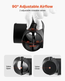 Konektor pro dieselové topení, příslušenství pro připojovací kabel dieselového topení 59 mm, třícestné T-kusy s 2 otočnými ventily 90°, černé konektory pro topení 2 kW - miniatura 9