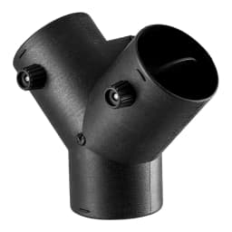 Konektor pro dieselové topení, příslušenství k připojovacímu kabelu dieselového topení 75 mm, třícestné odvzdušňovací potrubí s dvěma otočnými ventily 90°, černé konektory pro topení 2 kW, 5 kW a 8 kW - miniatura 2