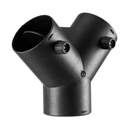 Konektor pro dieselové topení, příslušenství k připojovacímu kabelu dieselového topení 75 mm, třícestné odvzdušňovací potrubí s dvěma otočnými ventily 90°, černé konektory pro topení 2 kW, 5 kW a 8 kW - miniatura 4