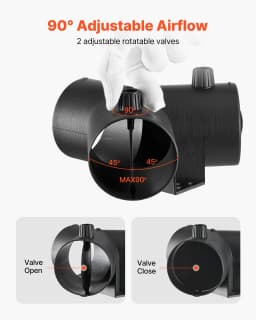 Konektor pro dieselové topení, příslušenství k připojovacímu kabelu dieselového topení 75 mm, třícestné odvzdušňovací potrubí s dvěma otočnými ventily 90°, černé konektory pro topení 2 kW, 5 kW a 8 kW - miniatura 9