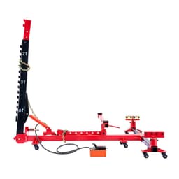 Rovnář rámů karoserií, 6pólové zařízení pro opravy karoserií s 3T vzduchovými polštářovými zdviháky a nožní hydraulickou pumpou 6000 PSI, obsahuje 16 nástrojů pro rovnání, pro autoservis, sedan, SUV, pickup - miniatura 4