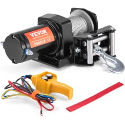Elektrický naviják ATV/UTV 907,2 kg, ocelové lano, IP55, vodotěsný, kabelové ovládání - miniatura 2