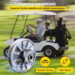 Spojka s vysokým točivým momentem pro golfové vozíky Club Car DS a Precedent od roku 1997 a novější, pro 4-taktní benzínové vozy Club Car, barva stříbrná - miniatura 7