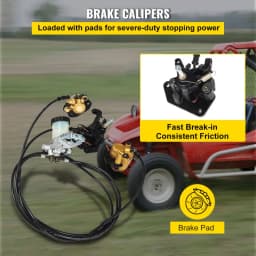 Kompletní sada brzdových válců pro gokart KD150BRKIT - miniatura 8
