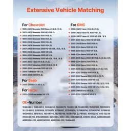 Alternátor automobilový 10464443, vhodný pro Chevrolet Silverado 1500 HD V8 6.0L 2001-2005, Saab 9-7x 2005-2006, Isuzu Ascender 2003-2006, GMC Yukon 2000-2002, náhradní alternátor pro vozy 10464453 - miniatura 6