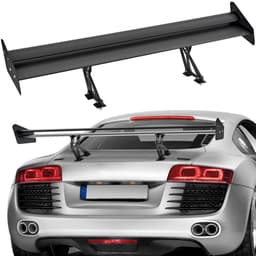 Univerzální zadní spoiler GT Style, nastavitelný, kufrové křídlo, závodní auto, 53,1"/135 cm - miniatura 2