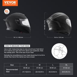 Integrální motocyklová helma Smart Street ABS z materiálu s vysokou hustotou, s paticí pro Bluetooth a vyměnitelnými hledími, pohodlná motokrosová helma s homologací DOT, vhodná pro mládež a dospělé - miniatura 6