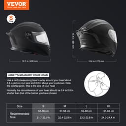 Integrální motocyklová helma Smart Street ABS z materiálu s vysokou hustotou, s paticí pro Bluetooth a vyměnitelnými hledími, pohodlná motokrosová helma s homologací DOT, vhodná pro mládež a dospělé - miniatura 6