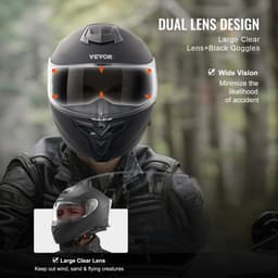 Integrální motocyklová helma Smart Street ABS z materiálu s vysokou hustotou, s paticí pro Bluetooth a vyměnitelnými hledími, pohodlná motokrosová helma s homologací DOT, vhodná pro mládež a dospělé - miniatura 8