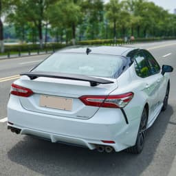 Automobilní spoiler GT Wing, univerzální spoiler 46,3 palce, kompatibilní s většinou sedanů a kupé, vysoce pevný materiál ABS, zadní křídlo spoileru, závodní spoiler BGW/JDM Drift, lesklý černý - miniatura 1
