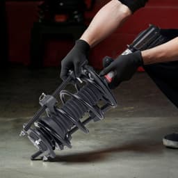 Kompresor pružin tlumičů, 2 ks, odolný nástroj pro stlačení vinutých pružin s rozsahem 10,4 palce (256 mm), kompatibilní s imbusovými hlavicemi 0,86 palce (22 mm), vhodný pro osobní auta, nákladní vozy, motocykly, černý - miniatura 1