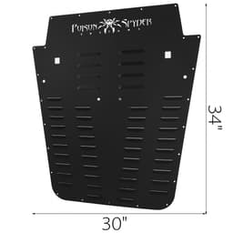 Přední část kapoty s ventilačními otvory, černá, práškově lakovaná, pro Jeep Wrangler JK 2013–2017 - miniatura 6