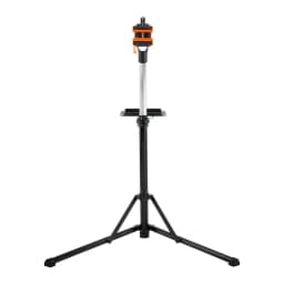 Stojan na opravu kol, 30 kg, odolný hliníkový stojan na opravu kol, výškově nastavitelný stojan pro údržbu kol s magnetickou miskou na nářadí, teleskopické rameno, skládací stojan na opravu kol do domácnosti a dílny - miniatura 5