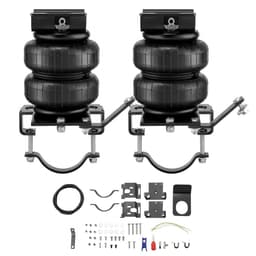 Sada vzduchových měchů, sada vzduchových vaků, kompatibilní s modely Chevrolet Silverado 2500/3500HD 2001–2010 a GMC Sierra 2500/3500HD 4x4 a zadní náhon, nosnost 5000 liber, tlak 5–100 PSI - miniatura 2