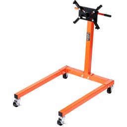 Stojan na motor, otočný stojan na motor s nosností 1300 lb a hlavou nastavitelnou o 360°, ocelový stojan na blok motoru s miskou, 4 kolečka, 4 nastavitelné ramena, pro údržbu vozidel - miniatura 12