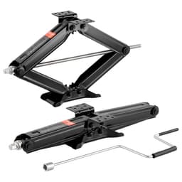 Nůžkové zvedáky pro obytné vozy, nosnost 9000 lb, 4–23,4 palce, sada 2 ks, odolný stabilizační zvedák s klikou, paticí a vodováhami, těžko se ohýbá a deformuje - miniatura 2