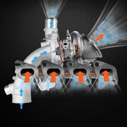 Kompletní turbodmychadlo pro Chevrolet Cruze 2011–2015 se sadou těsnění, Sonic 2012–2020 a Trax 2013–2021 a Buick Encore 2013–2021, kompatibilní s turbodmychadlem 1.4L, náhradní číslo 55565353 - miniatura 1