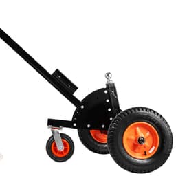 Tažný vozík pro přívěs, nosnost 1500 lb, 2 v 1 s 2" koulí, 16" vzduchovými pneumatikami a univerzálním kolem, přenosný tažný vozík pro posouvání přívěsů nebo karavanů - miniatura 4
