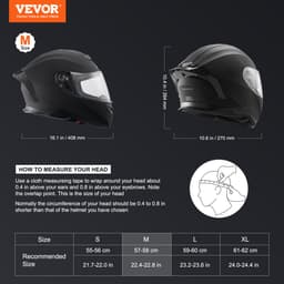 Integrální motocyklová přilba, Smart Street ABS s vysokohustou skořepinou, s Bluetooth paticí a vyměnitelnými hledími, pohodlná motokrosová přilba s homologací DOT, vhodná pro mládež a dospělé - miniatura 6