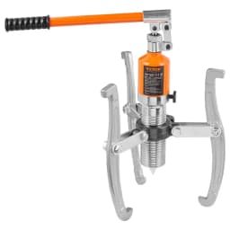 Hydraulický stahovák ozubených kol, max. nosnost 15 tun, separátor pro vytažení ložisek kol, 2- nebo 3-čelisťový, vertikální a horizontální, hydraulický čelisťový stahovák délky 30,5 cm s pouzdrem pro stahování nábojů - miniatura 4