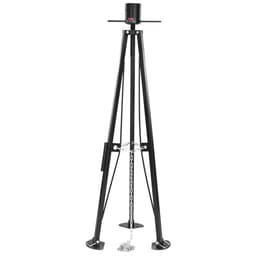 Trojnožný stabilizátor pro sedlové přívěsy, nosnost 5000 lb, nastavitelná výška 35"–57", trojnožný zvedák pro sedlové přívěsy, karavany a obytné přívěsy - miniatura 12