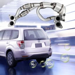 Těsnění výfukového svodu a šrouby výfukového svodu pro Subaru Forester Impreza 06–10 - miniatura 1