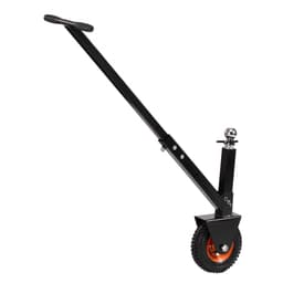Pojízdný vozík pro přívěs, nosnost 300 lb, nastavitelná výška 16,5" a 22", s koulemi 1-7/8" a 2", 8,5" nafukovací pneumatikou, pro manipulaci s karavany - miniatura 4