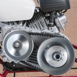Hnací spojka, motor 2–8 HP, 2000 ot./min., vysoce odolná hnací spojka s asymetricky navrženými kladkami a masivním gumovým řemenem, odolná a trvanlivá spojka s kompletním příslušenstvím, vhodná pro různé motory - miniatura 1
